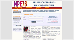 Desktop Screenshot of mpe76.fr